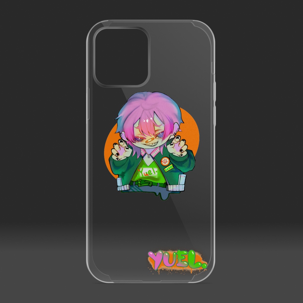 yuel.くん クリアiPhoneケース(12/12Pro対応)