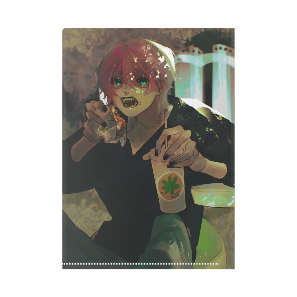 yuel.くん クリアファイル - A4(両面イラスト)