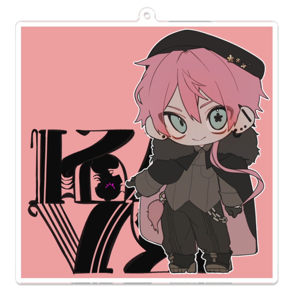 KAKA - 3種アクリルキーホルダー(コーティング) - 10 x 10 (cm)