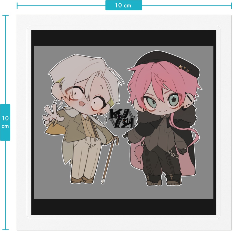 KAKA - ステッカー10×10cm