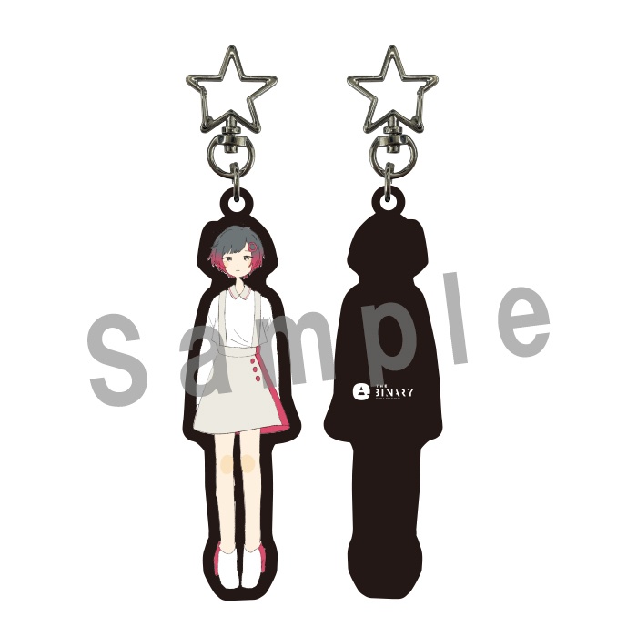 THE BINARY アクリルキーホルダー