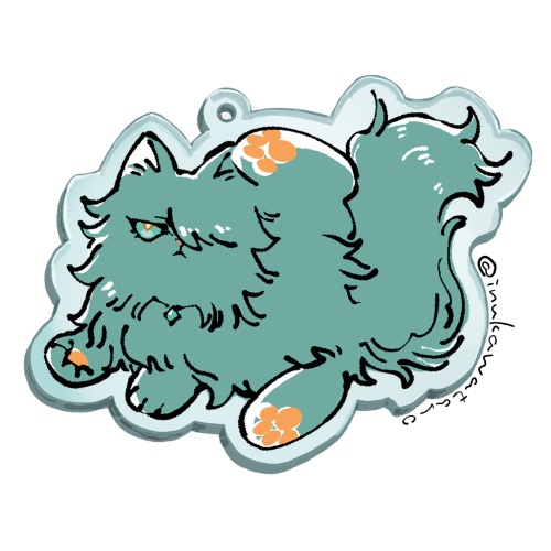 ねこぜんアクキー