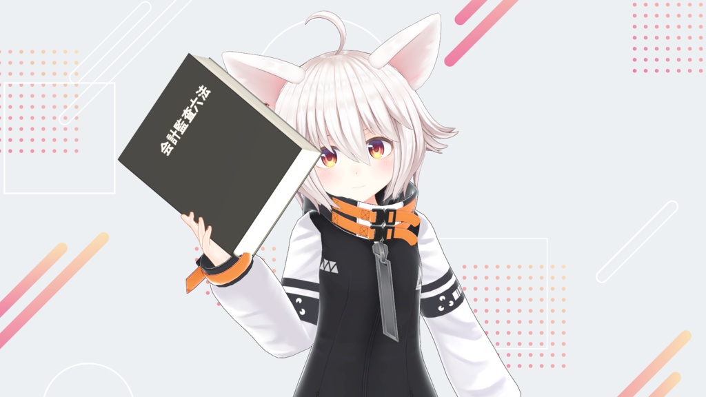 会計のお仕事に使う本　3Dモデル