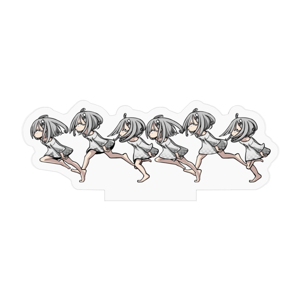 色無トール 走るアクリルフィギュア【2周年記念】