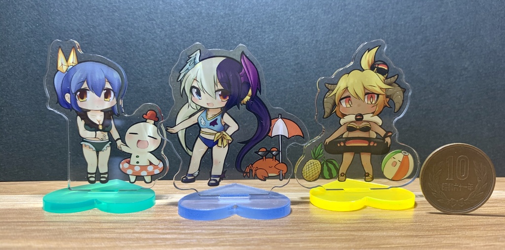 うちのこ水着アクリルスタンド