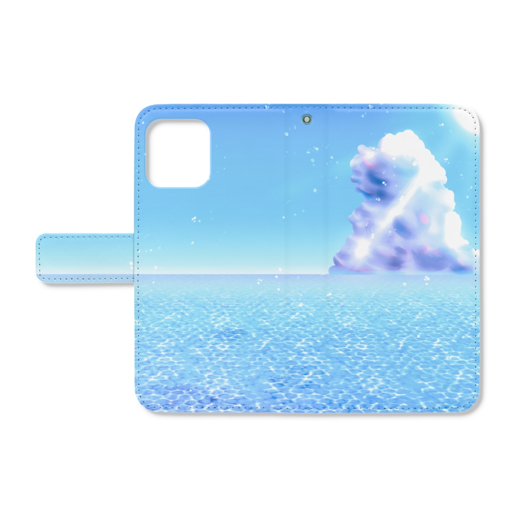 積乱雲と海 iPhone
