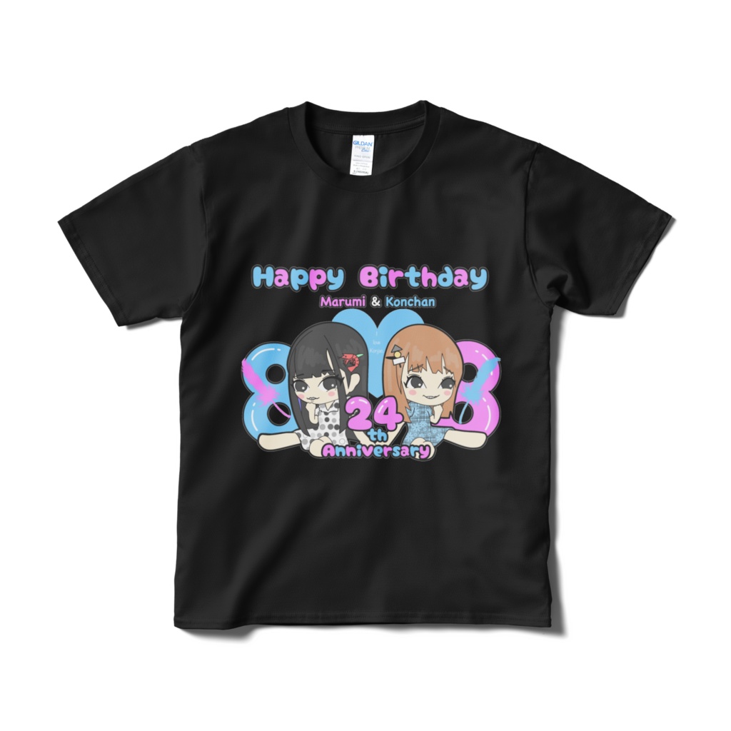 Tシャツ(🍢タイプ)まるみ&こんちゃん生誕祭2020