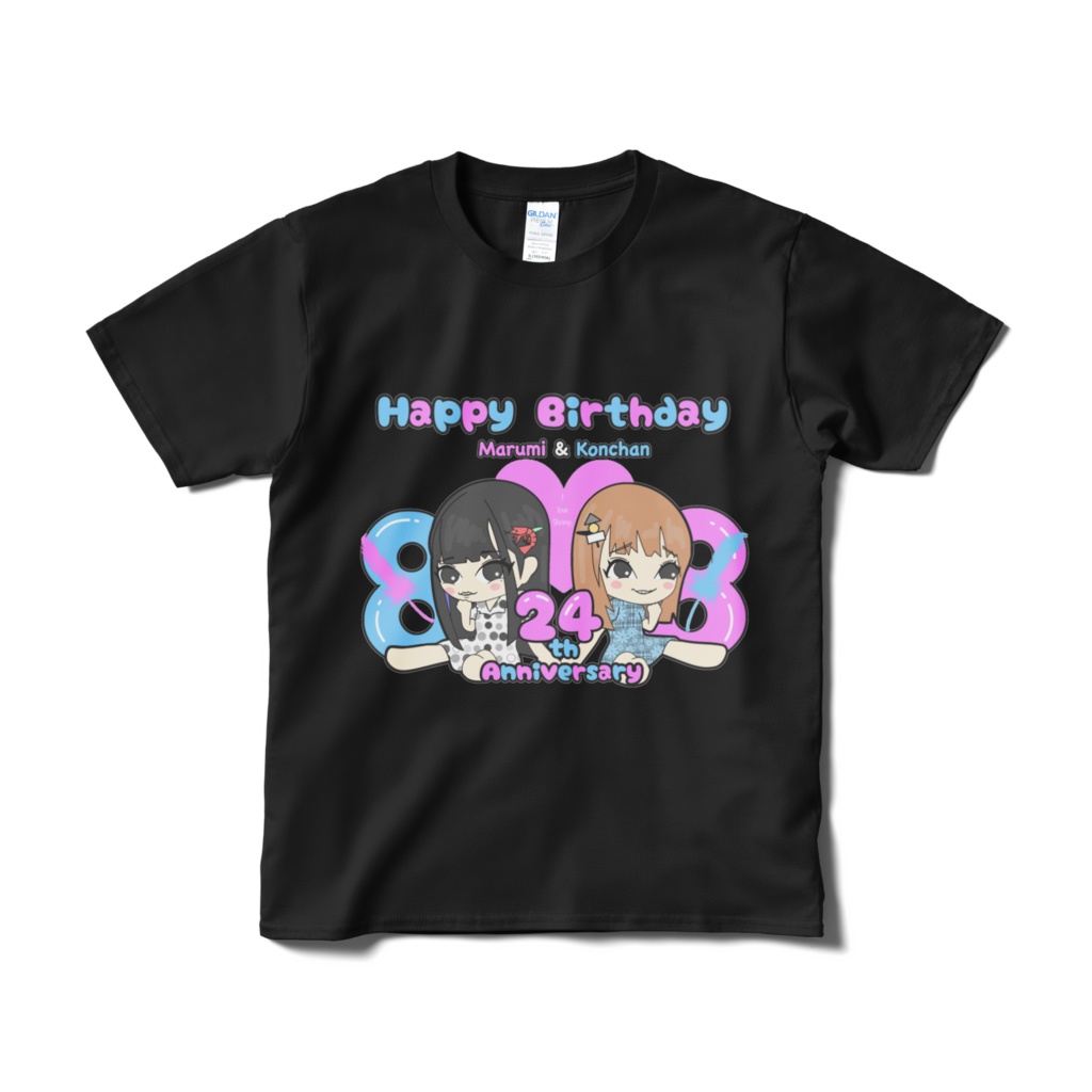 Tシャツ(🦐タイプ)まるみ&こんちゃん生誕祭2020