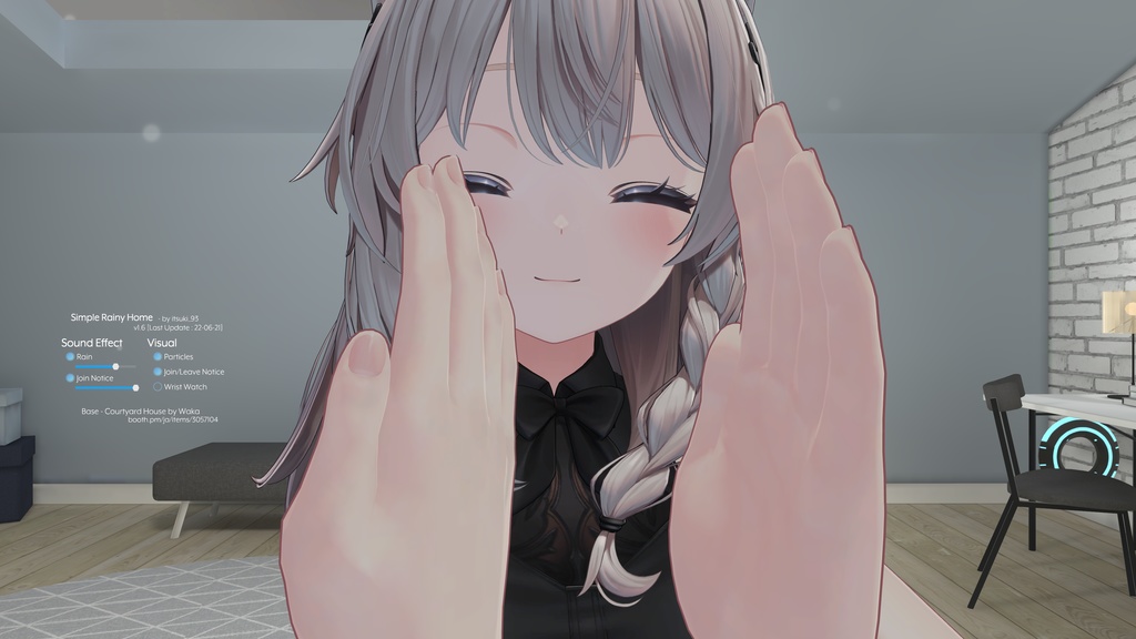 なでなでハンドジェスチャーアニメーション【カリン・竜胆・ライム・桔梗 ・セレスティア・しなの対応】