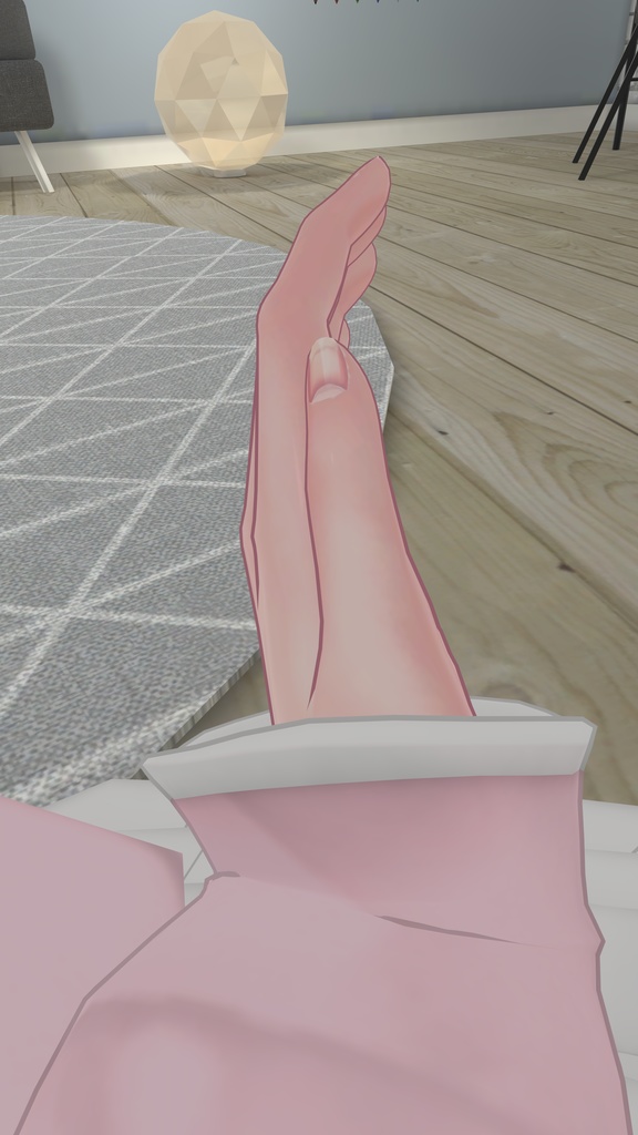 【カリン・竜胆対応】なでなでハンドジェスチャーアニメーション