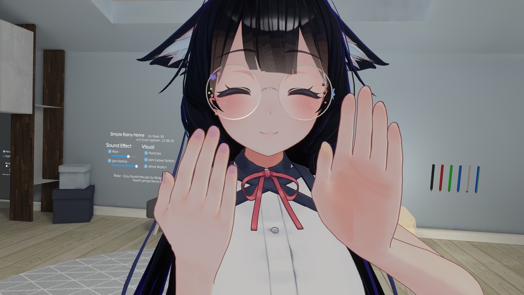 なでなでハンドジェスチャーアニメーション【カリン・竜胆・ライム・桔梗 ・セレスティア・しなの対応】