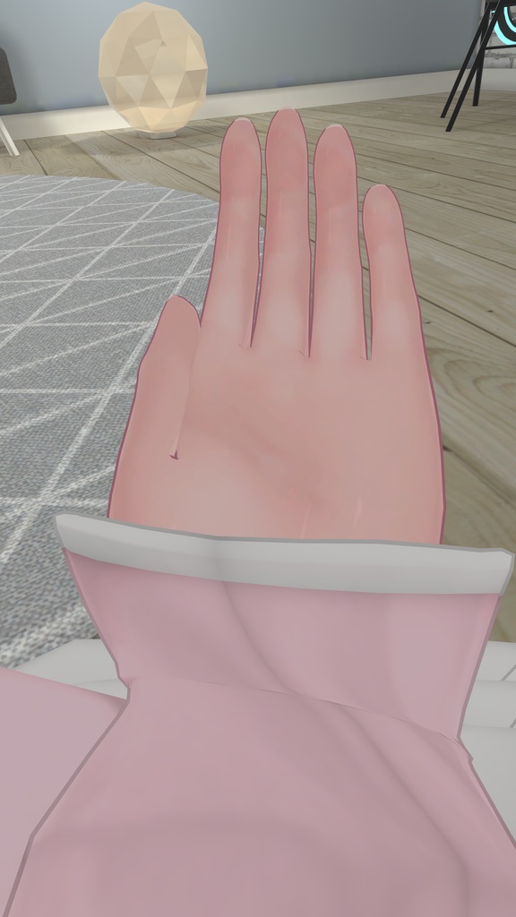 【カリン・竜胆対応】なでなでハンドジェスチャーアニメーション