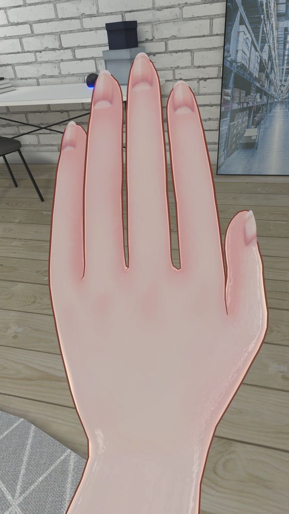 【カリン・竜胆対応】なでなでハンドジェスチャーアニメーション