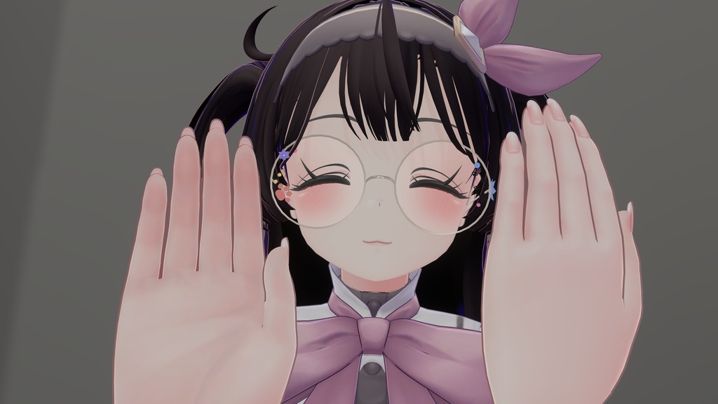 なでなでハンドジェスチャーアニメーション【カリン・竜胆・ライム・桔梗 ・セレスティア・しなの対応】