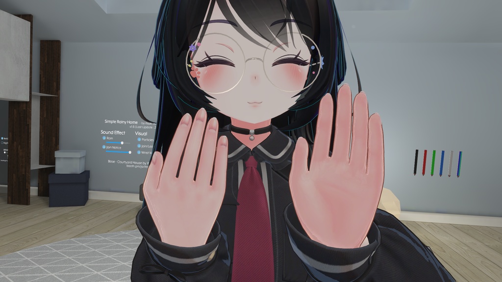 なでなでハンドジェスチャーアニメーション【カリン・竜胆・ライム・桔梗 ・セレスティア・しなの対応】