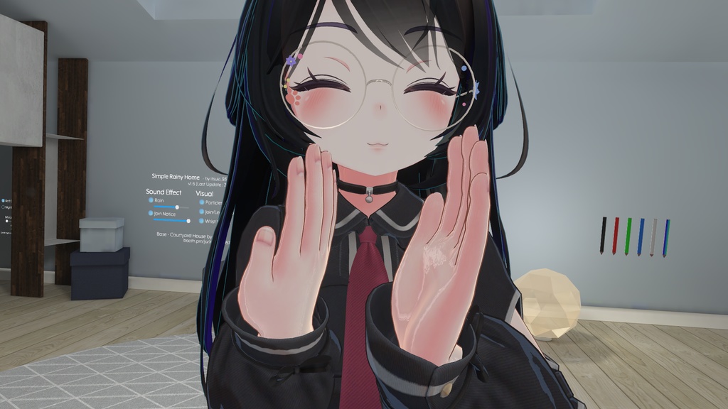 なでなでハンドジェスチャーアニメーション【カリン・竜胆・ライム・桔梗 ・セレスティア・しなの対応】