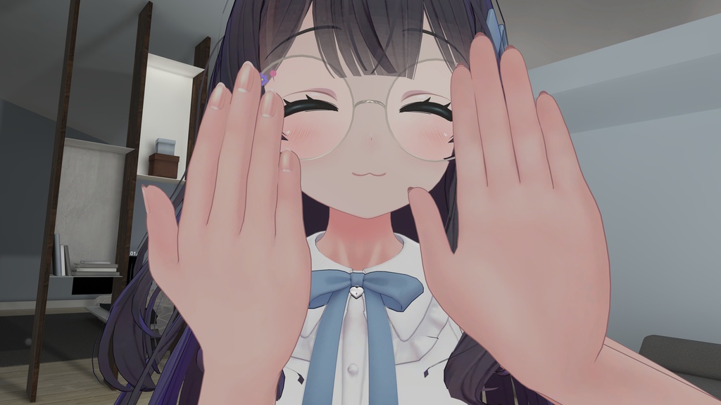 なでなでハンドジェスチャーアニメーション【カリン・竜胆・ライム・桔梗 ・セレスティア・しなの対応】