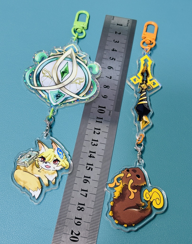 変身2連アクキー