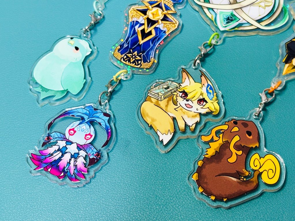 変身2連アクキー