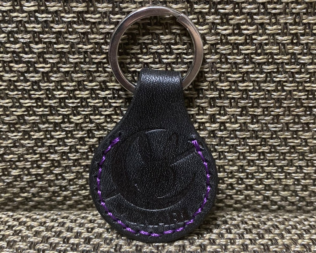 結月ゆかりモチーフ 本革キーホルダー