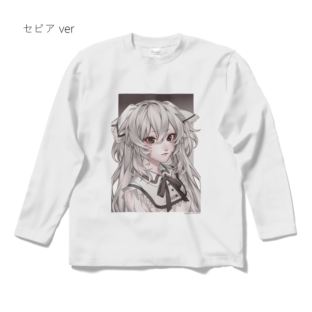 ロングスリーブTシャツ(ホワイト) - Emily -