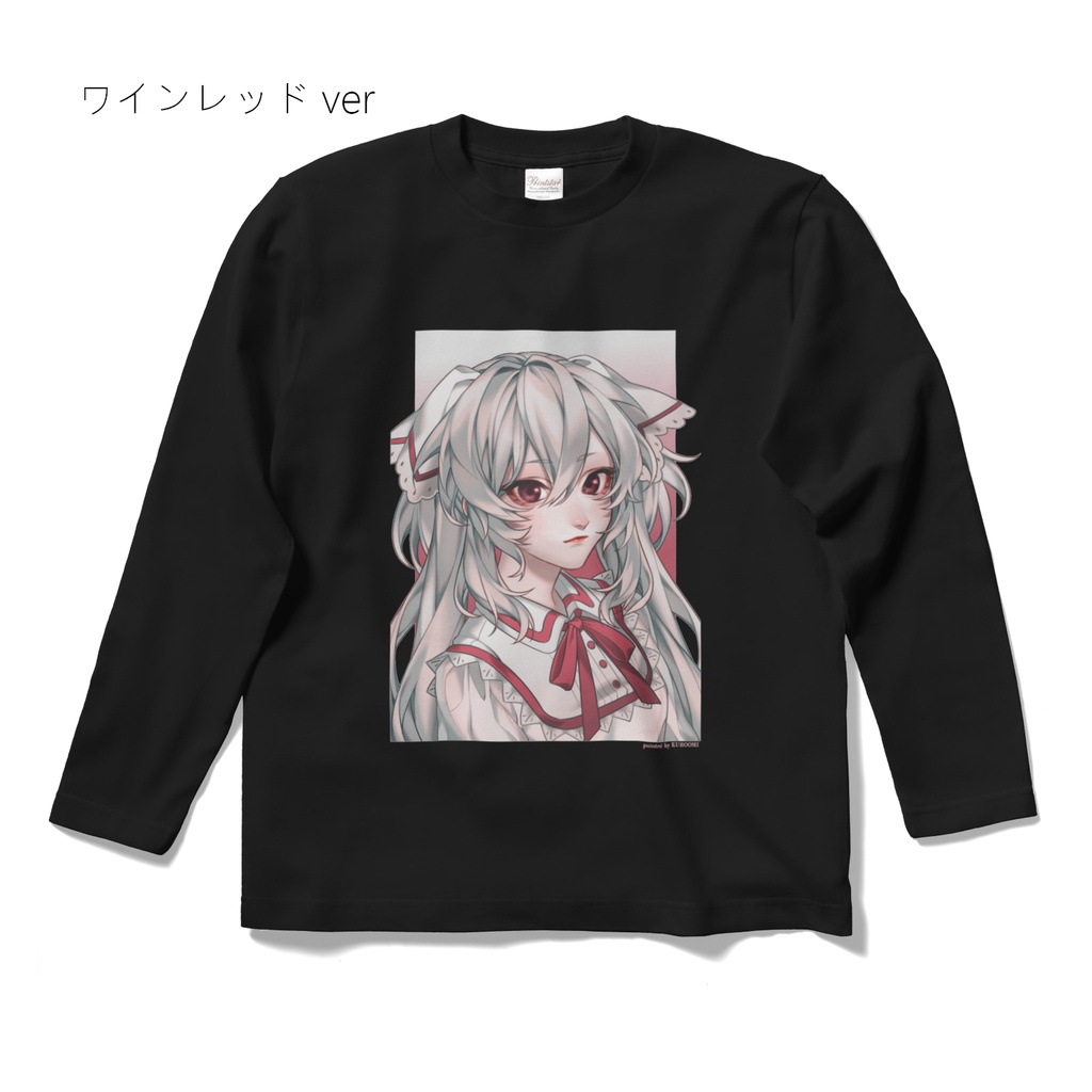 ロングスリーブTシャツ(ブラック) - Emily -