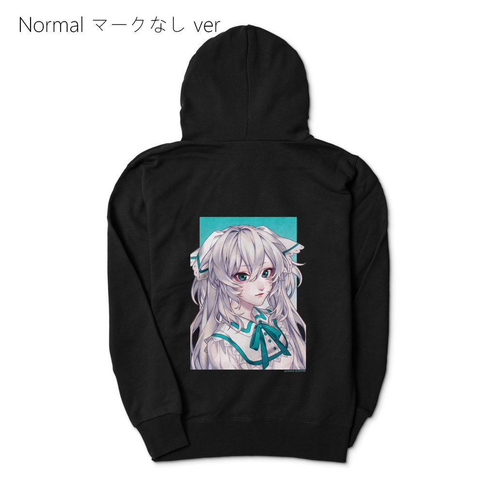 プルオーバーパーカー(ブラック) - Emily -【マークなし】