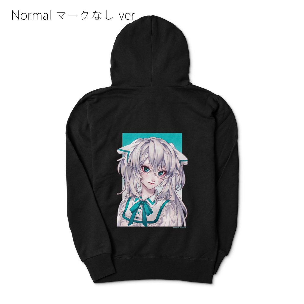 プルオーバーパーカー(ブラック) - Elena -【マークなし】