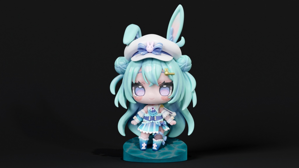 VTuber・海兎みうSDフィギュア３Dデータ