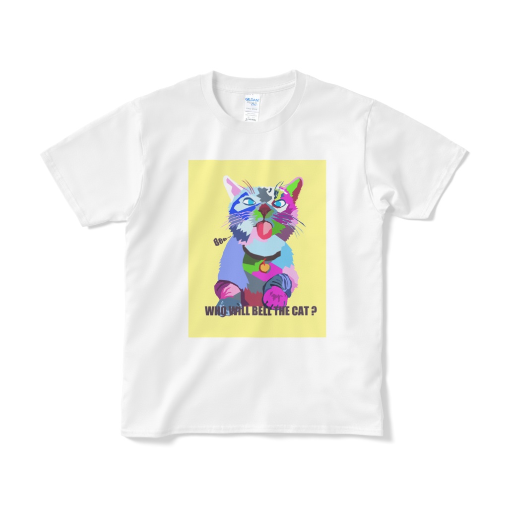 CAT Tシャツイエロー