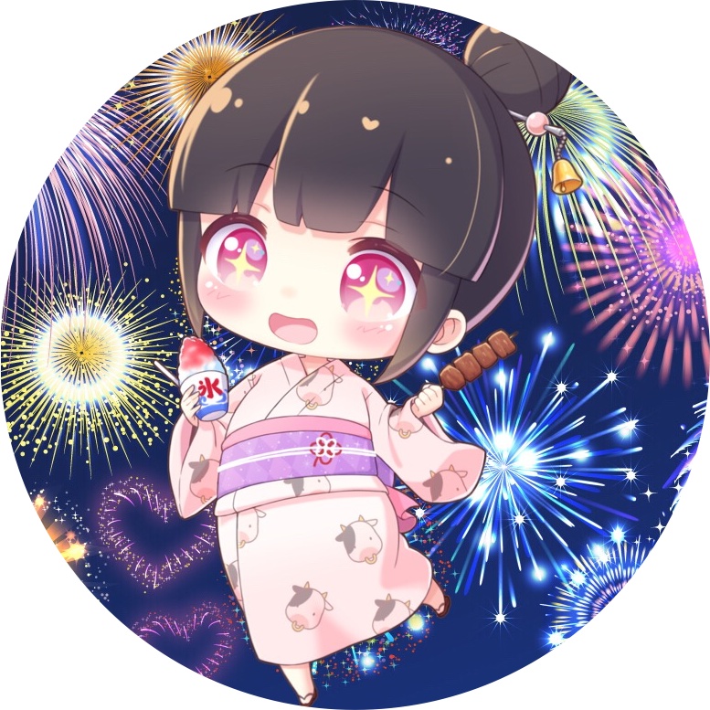 あーちょんsummer缶バッチ 夏祭りver.