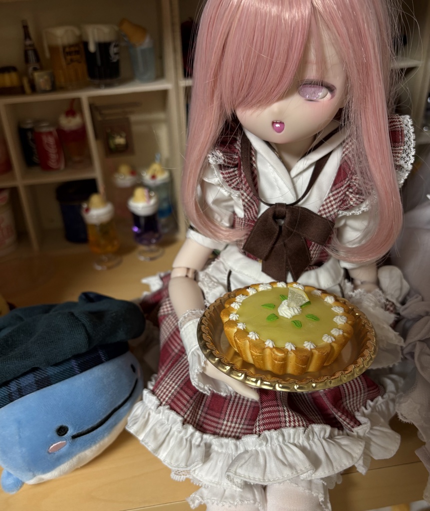 ドール用フェイクスイーツ（レモンタルト）