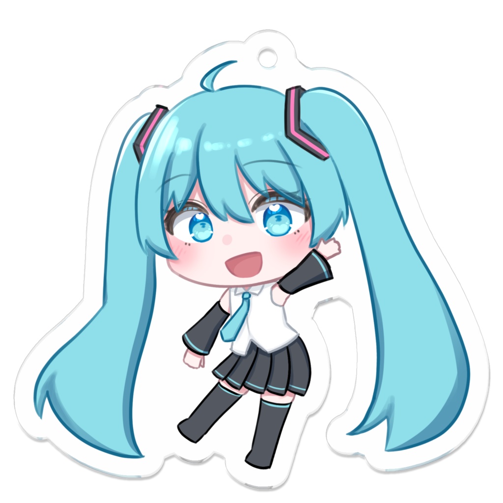 初音ミク ミニキャラアクリルキーホルダー5cm