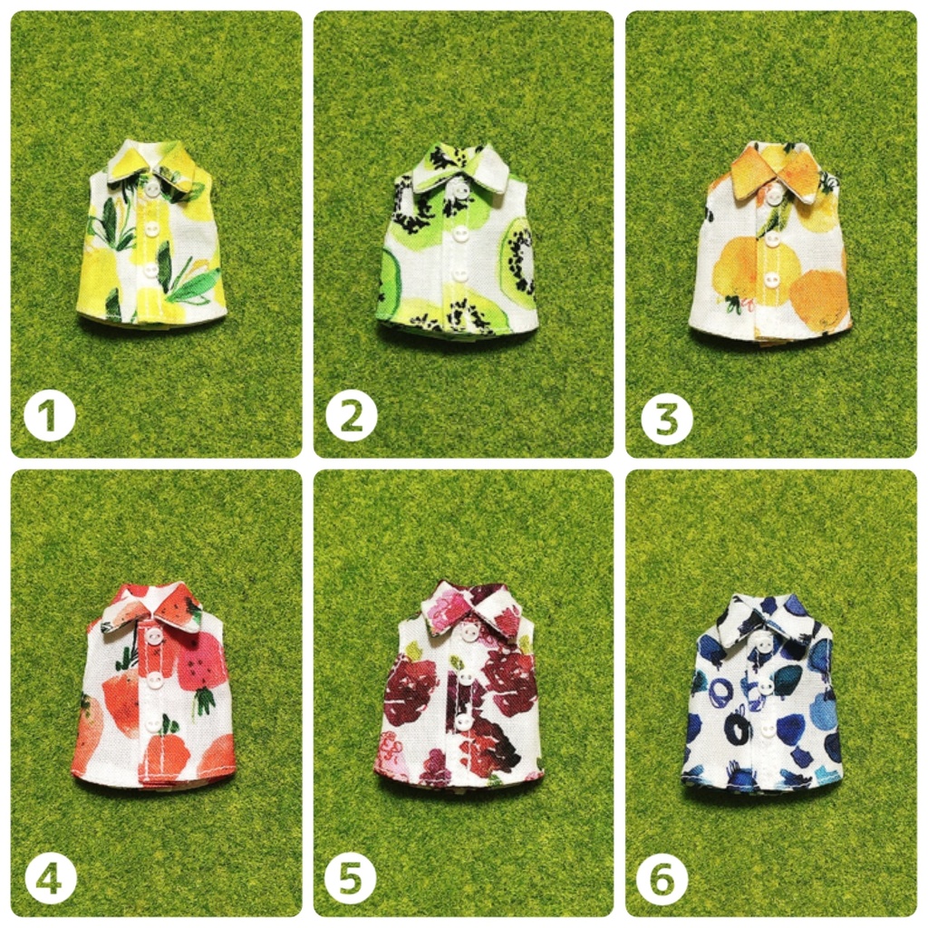 ノースリーブシャツ(フルーツ)