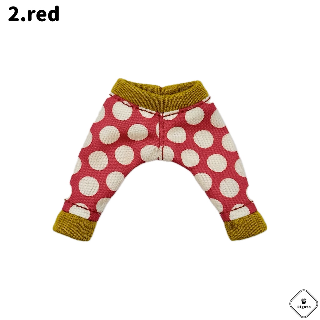 リブ付ドットパンツ