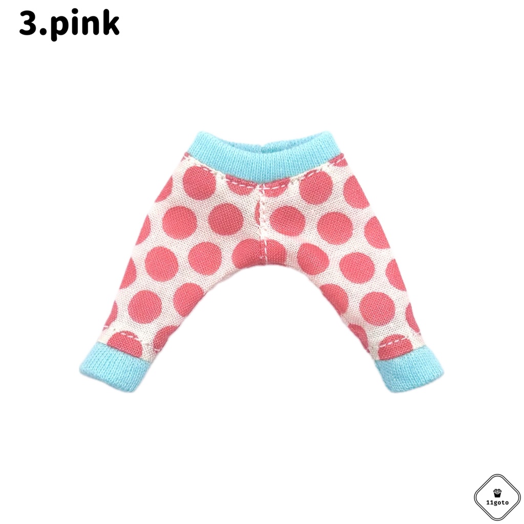 リブ付ドットパンツ