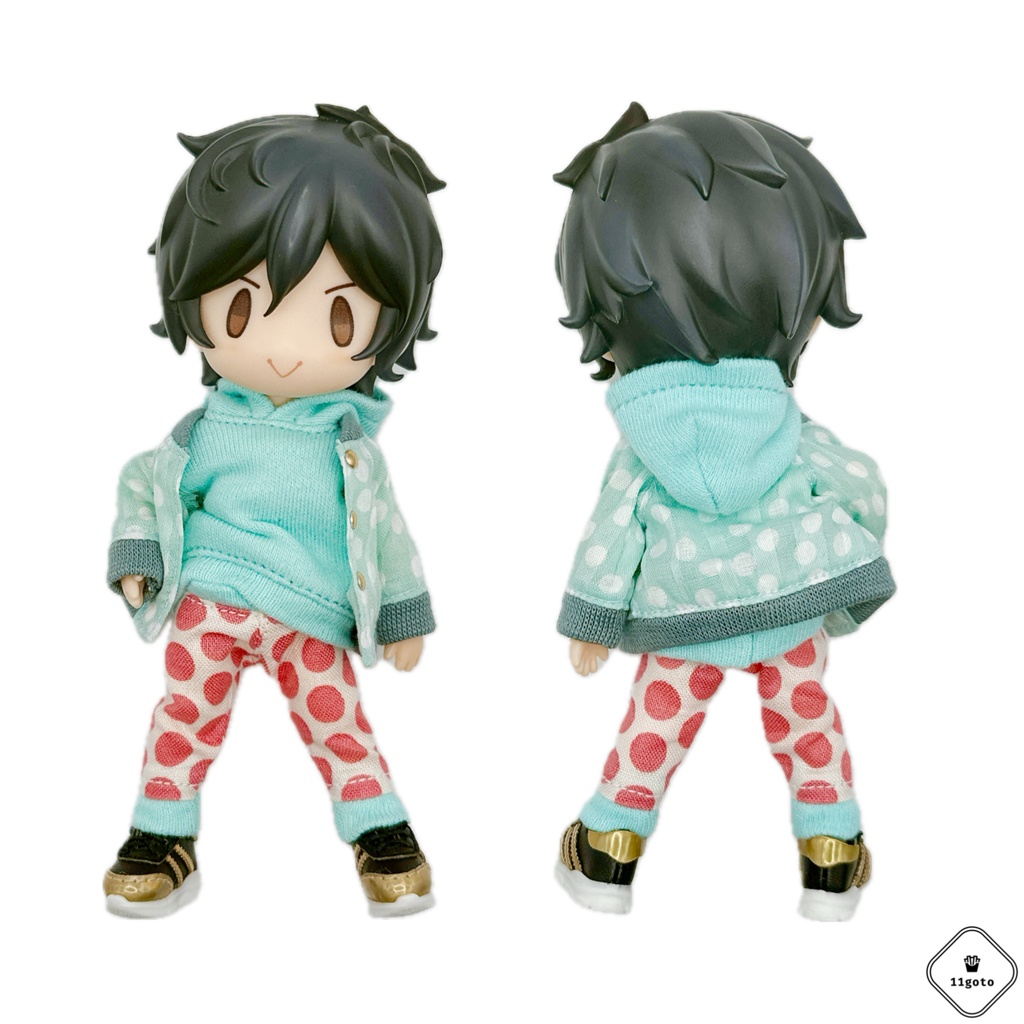 リブ付ドットパンツ