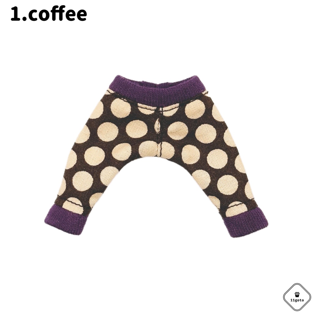 リブ付ドットパンツ