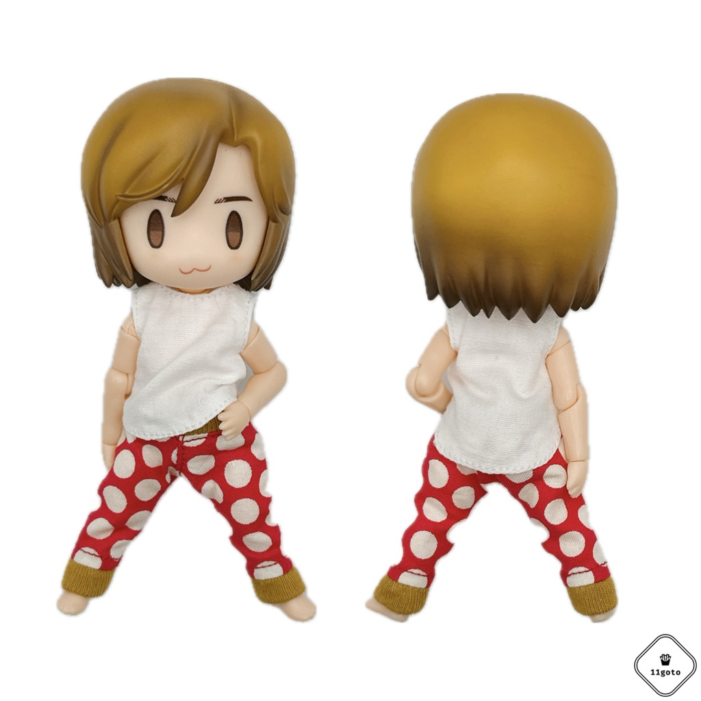 リブ付ドットパンツ