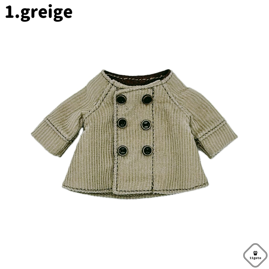 ノーカラーコート