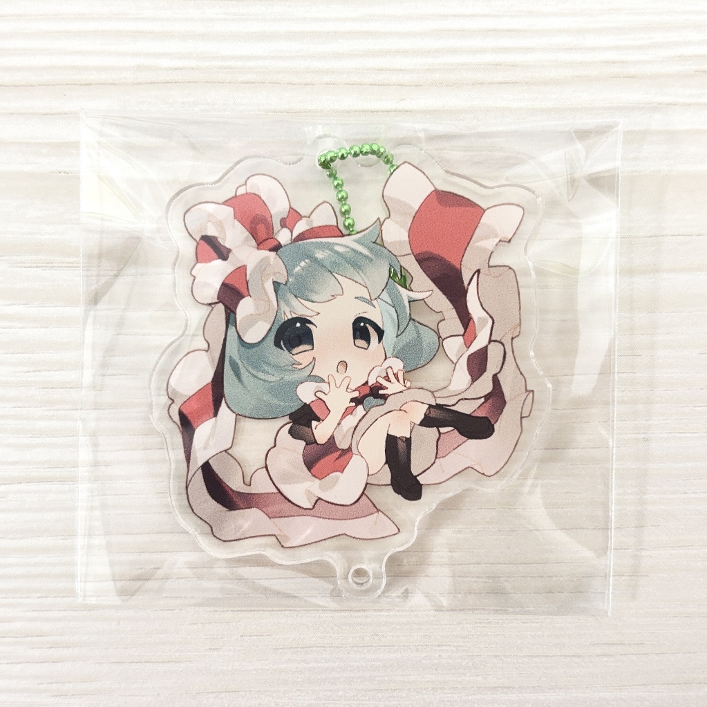 【受注販売】つるし雛アクリルキーホルダー8個セット