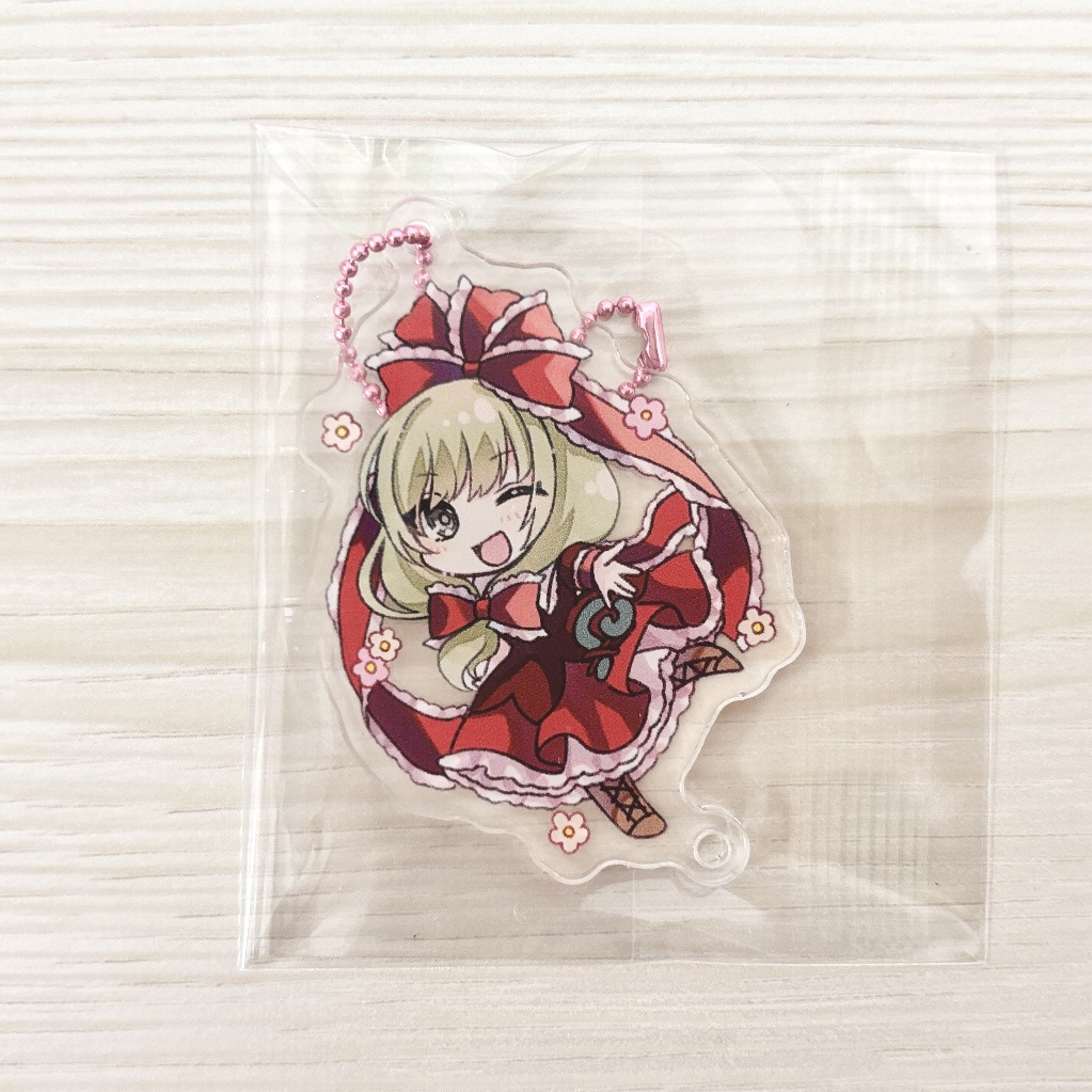 【受注販売】つるし雛アクリルキーホルダー8個セット