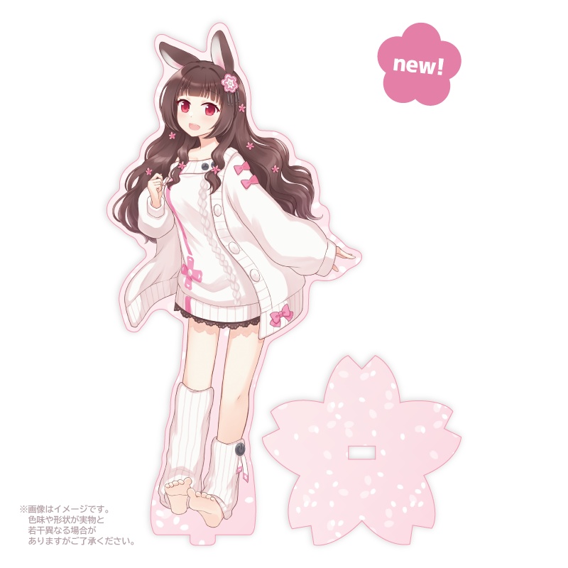 みと椿 桜色アクリルスタンド