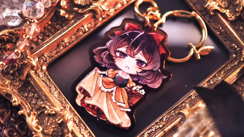 アクリルキーホルダー（黒雪姫）