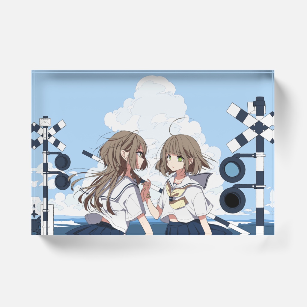 少女レイ聴きたくなっちゃた?アクリルブロック