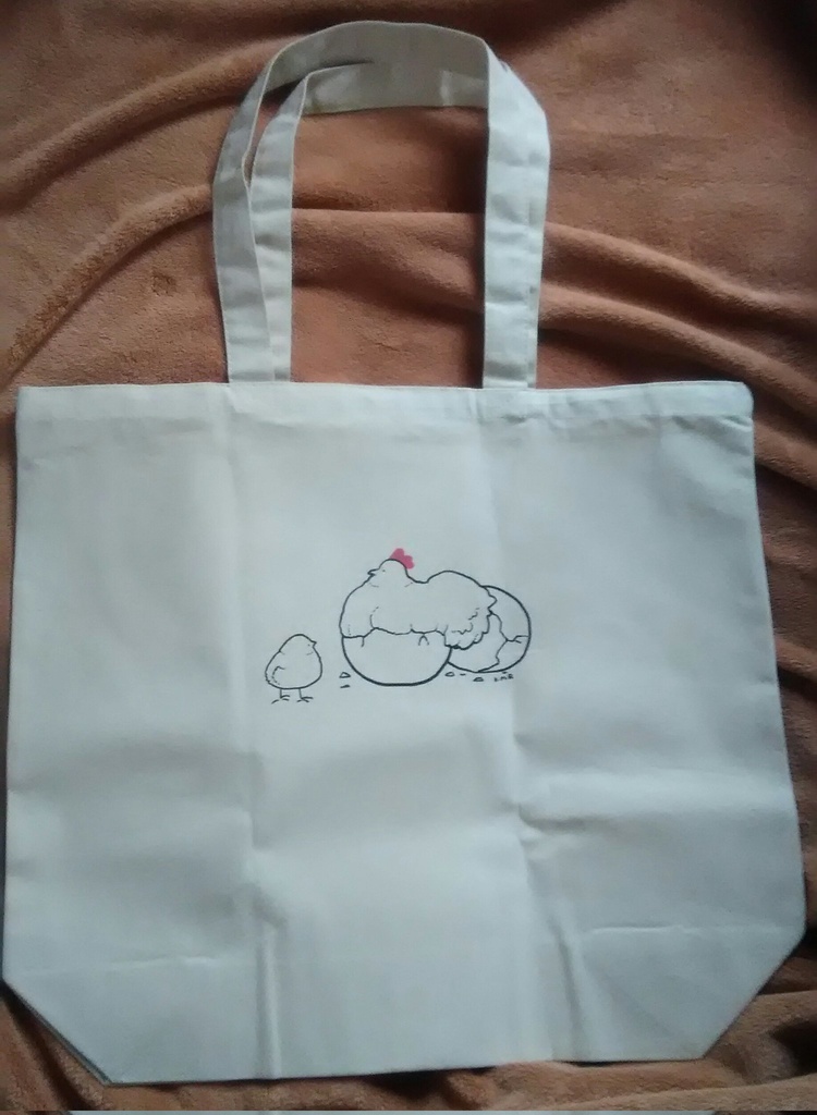 生後間もない鶏トート