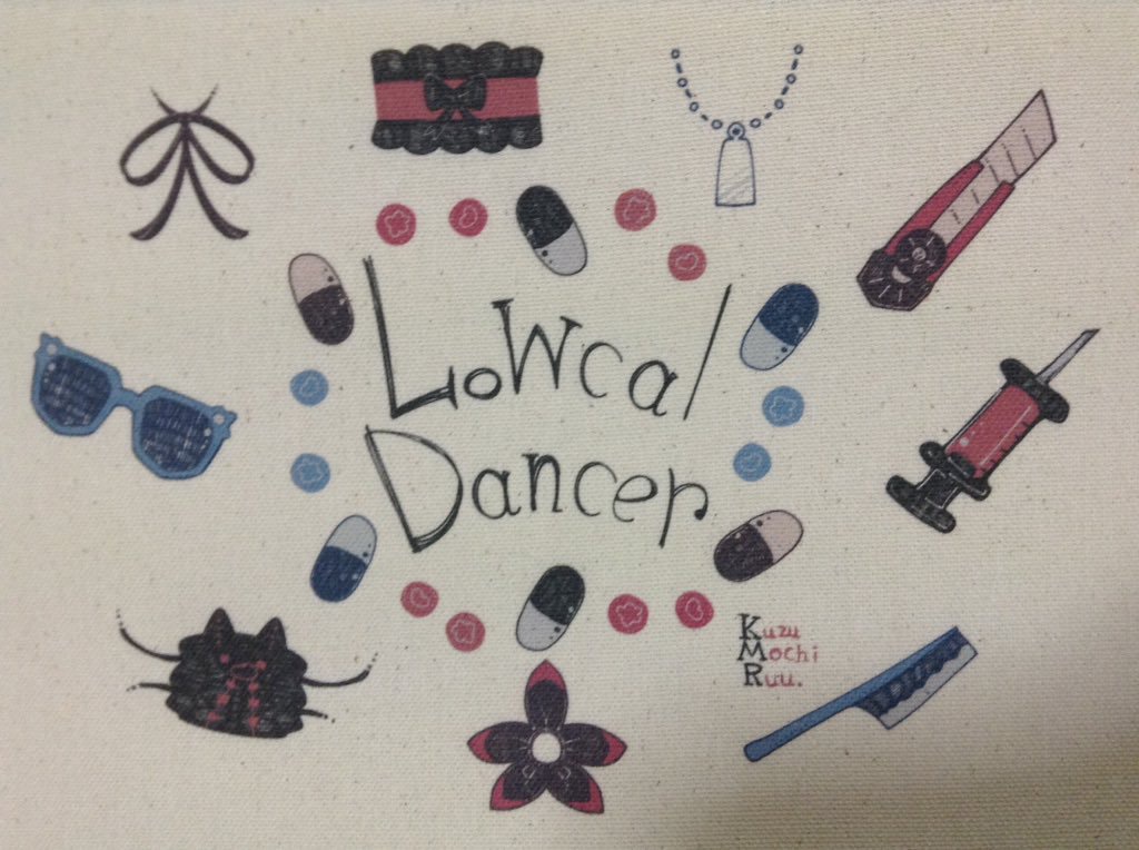 ロウカルダンサーモチーフトートバッグ