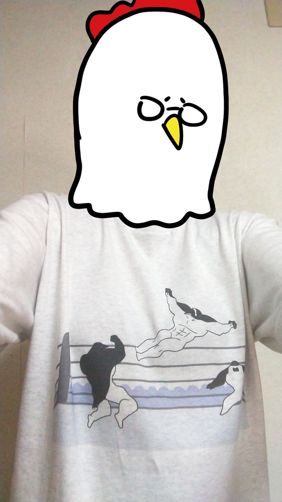 ジェンツーペンギンvsアデリーペンギンTシャツ