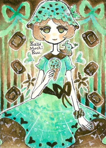 パスケース☆チョコレイトミント・モガさん