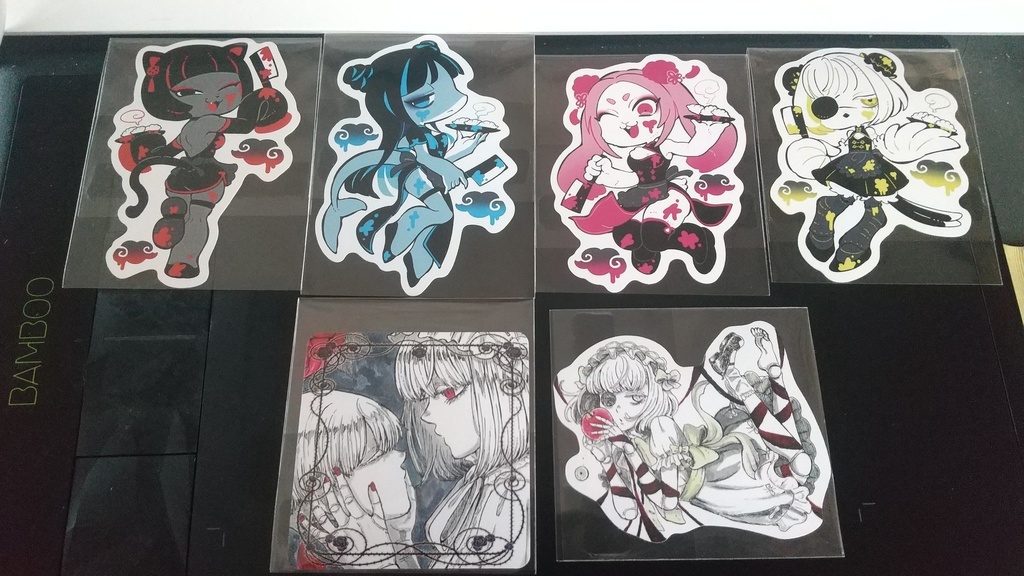 創作🥟艶惨22新作ステッカー